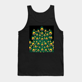 Peek A Boo Peacock Tank Top